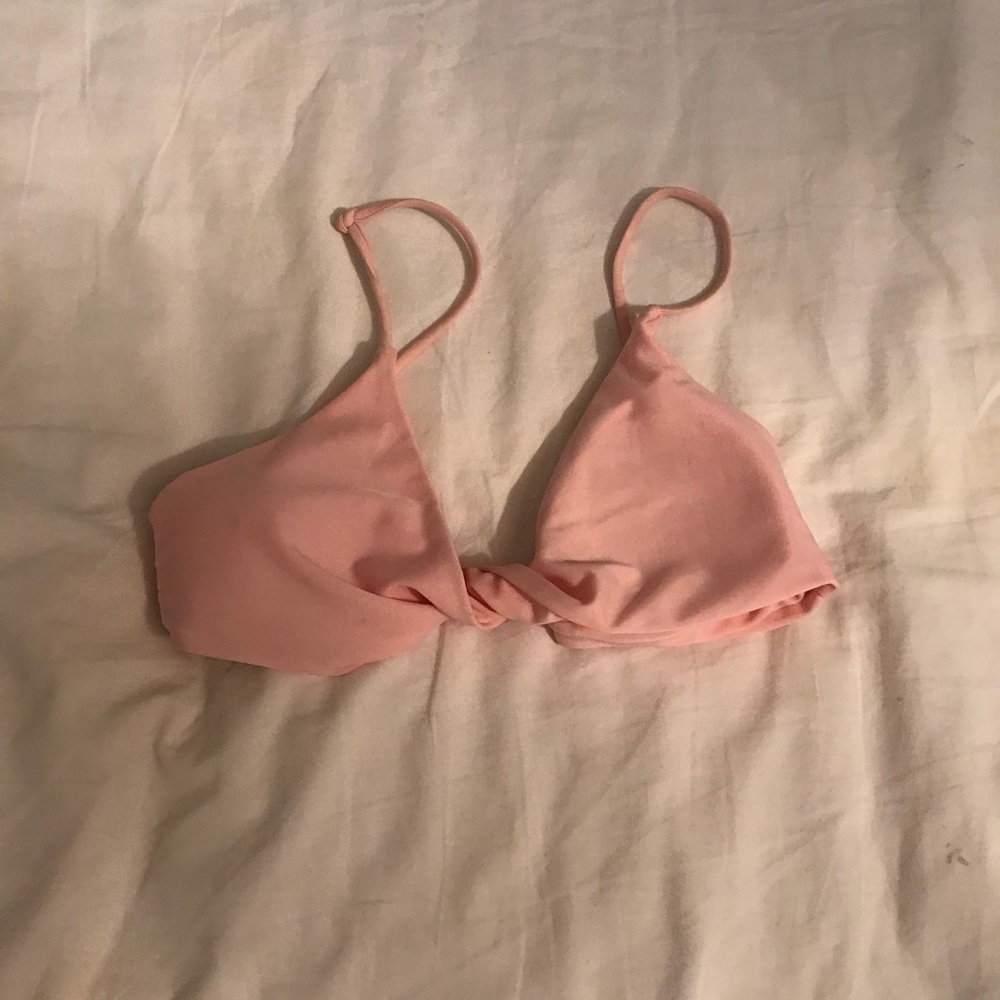 Light pink bikini top. Worn once.
